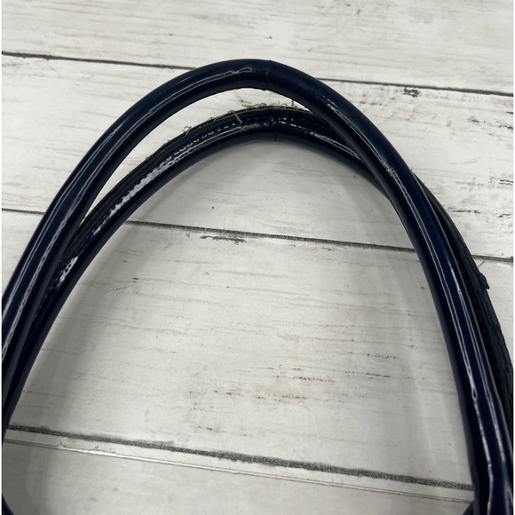 Tory Burch Ella Navy Tote Bag - Picture 11 of 15